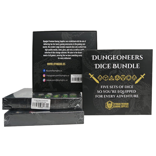 Dungeoneers Dice Bundle - 5 Sets Polymer Dice