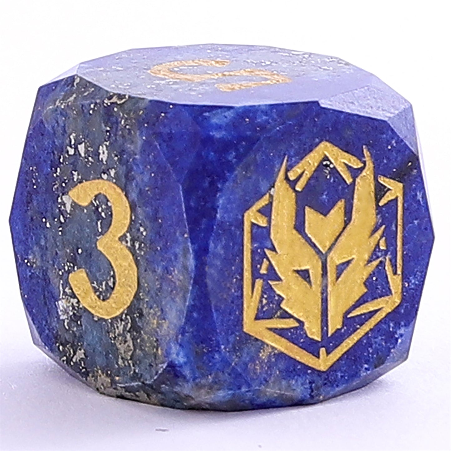 Dragon’s Hoard Luster Cut Dice Set - Lapis Lazuli