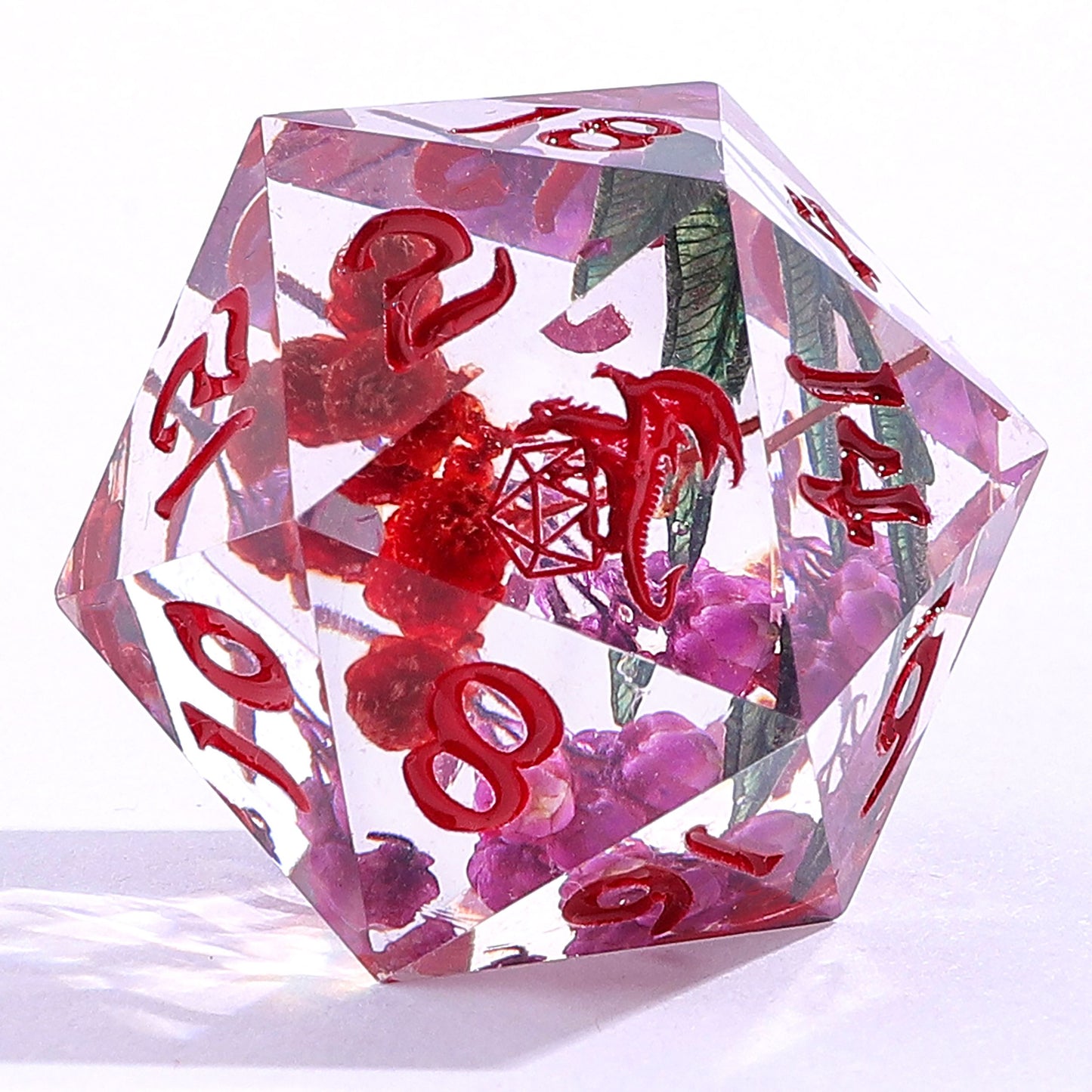 Sharp Edge Resin RPG Dice Set-Herbalists Dice