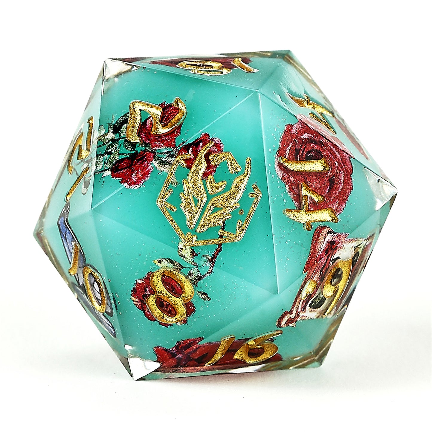 Captured Magic Sharp Edge Resin Dice Set - Meadow Magic