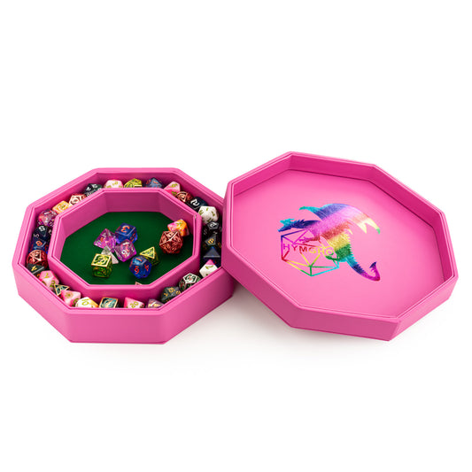 ヒーローズ ホード ダイス トレイとキーパー ドラゴン (D20 付き)