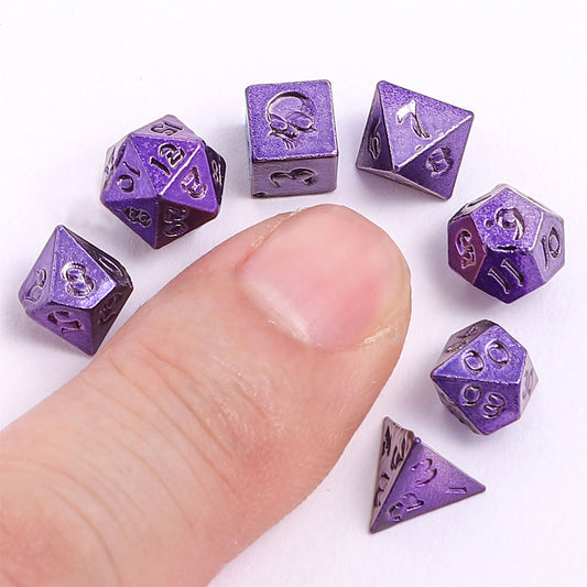 Unseeli Tiny Dice Set in Potion Bottle - Purple