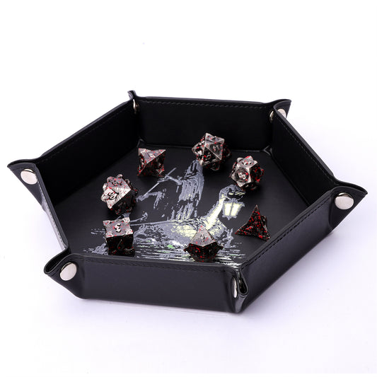 Table Armor Dice Tray with Fine Arts - Boatman