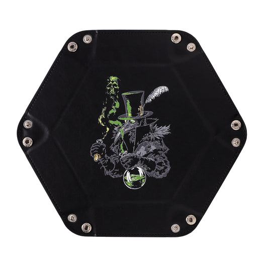 Table Armor Dice Tray with Fine Arts -Plague Doctor