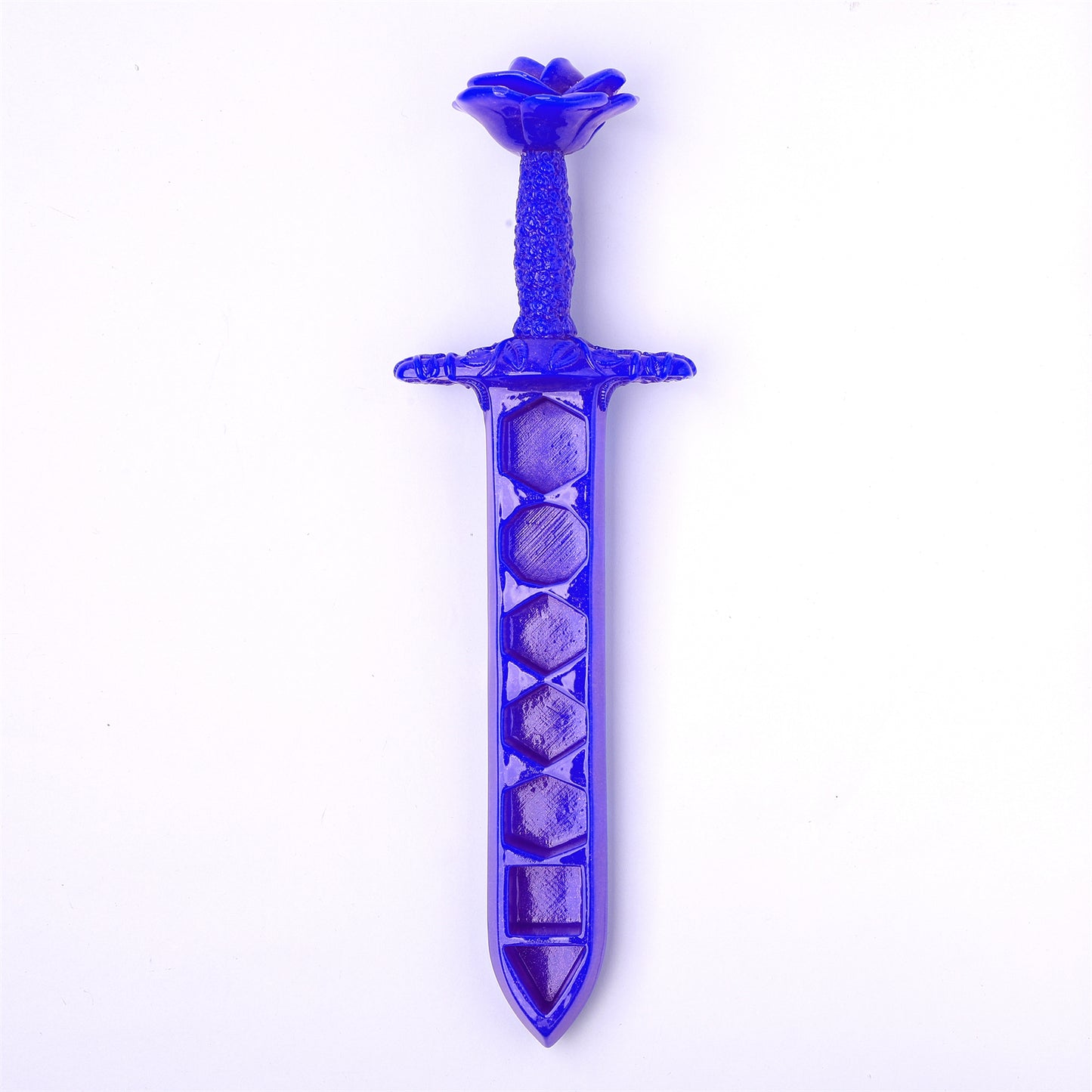 Rose Dagger Dice Case with sheath cover - Blue