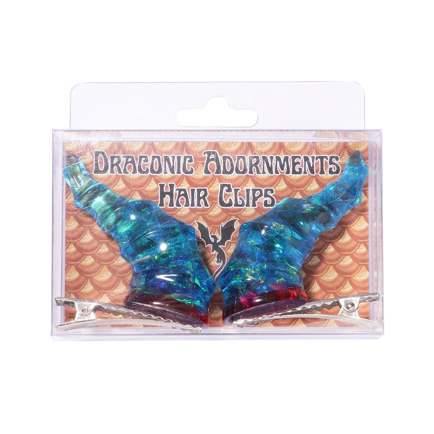 Draconic Adornments Hair Clips - Blue
