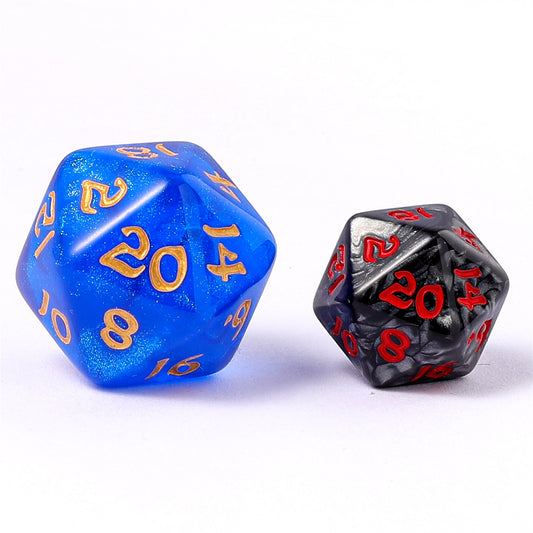 Mini Polymer RPG Dice Set - lron Golem