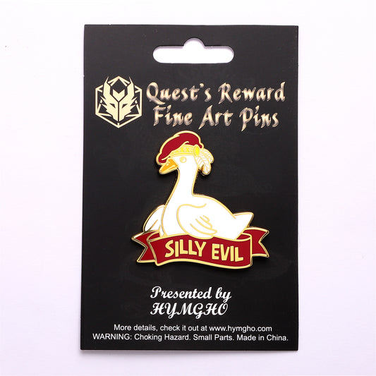 Alternative Alignments Enamel Pin-Silly Evil Goose