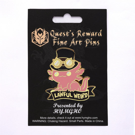 Alternative Alignments Enamel Pin - LAWFUL WEIRD - HYMGHO Dice