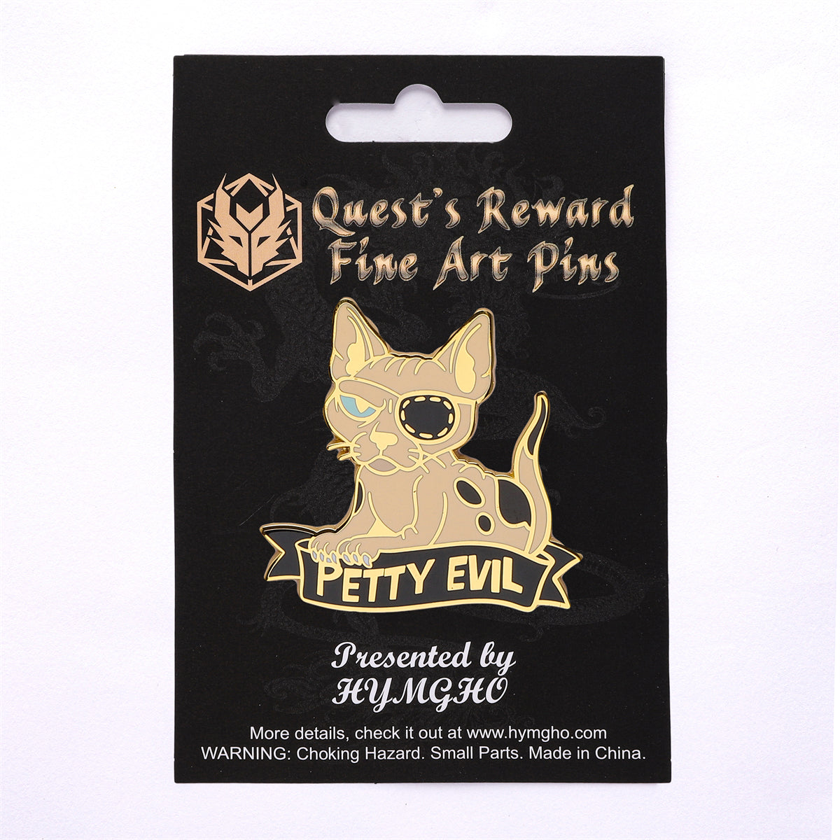 Alternative Alignments Enamel Pin - PETTY EVIL - HYMGHO Dice