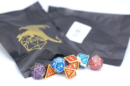 Mystery Pack Full Set Non-matching Solid Metal Dice
