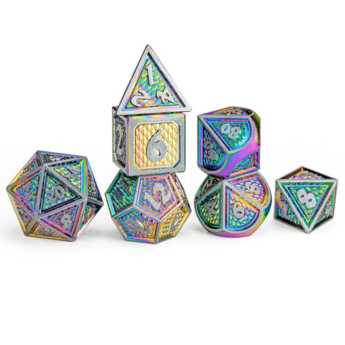 Behemoth Brushed Rainbow Dice Set