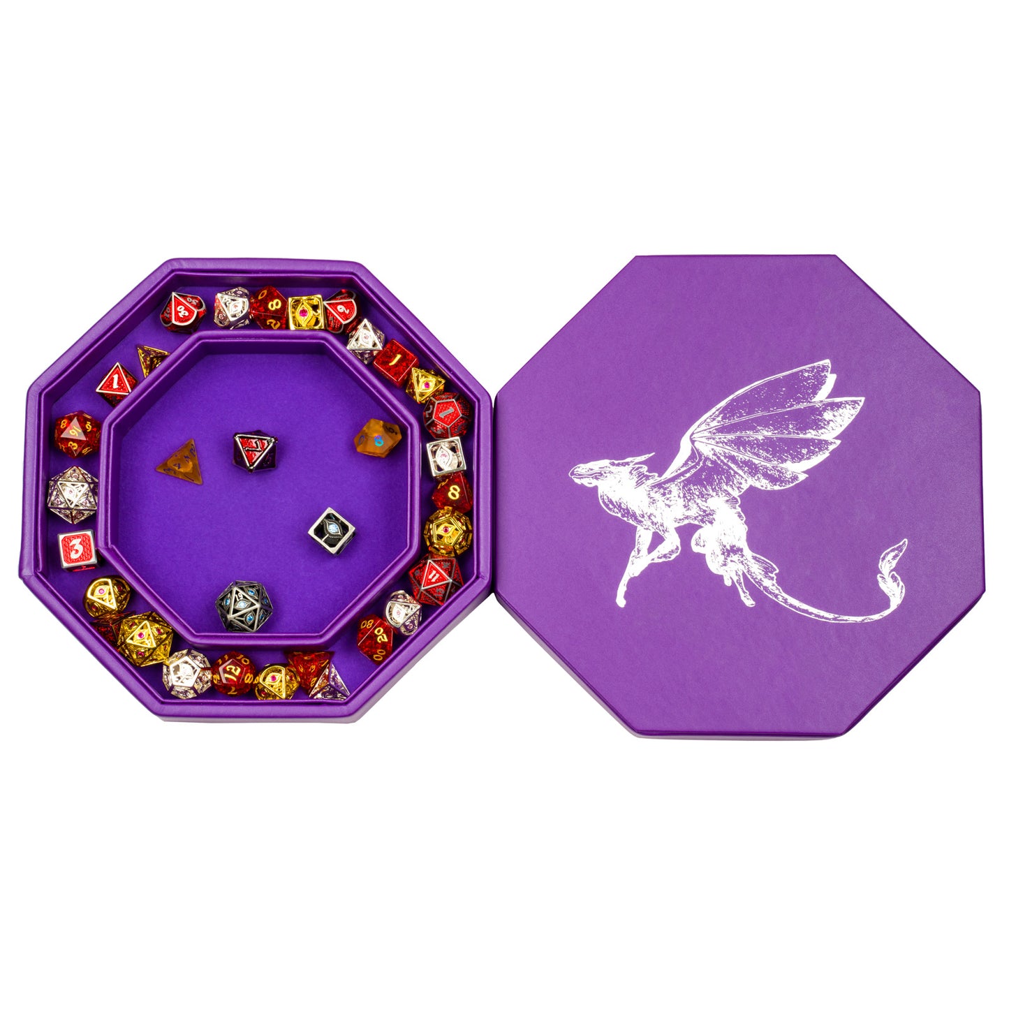 Hero's Hoard Dice Tray And Keeper- Fairy Dragon