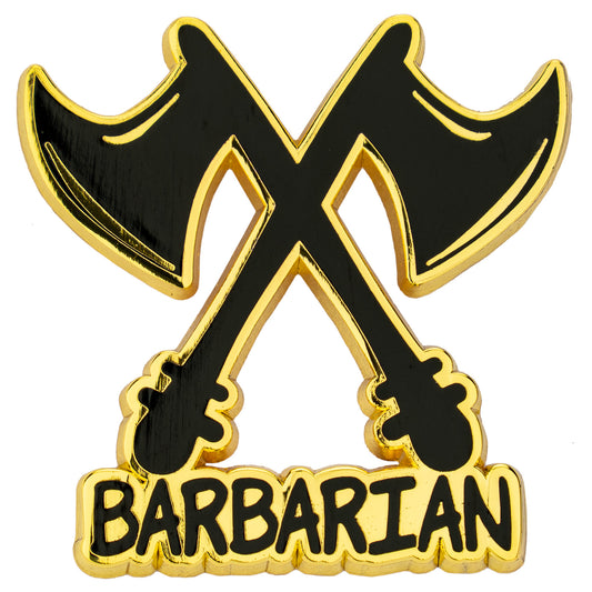 Quest's Reward Fine Art Class Pins: BARBARIAN