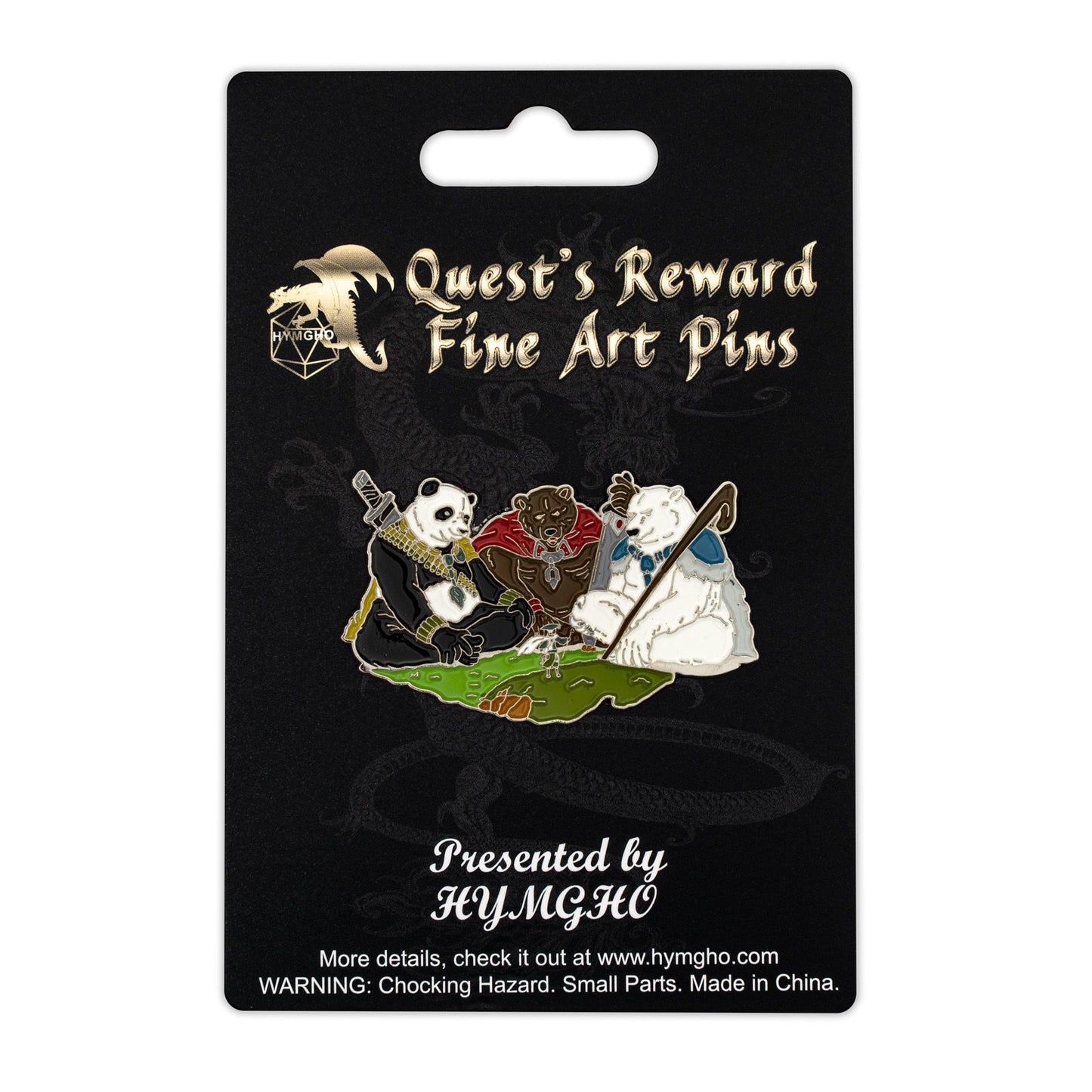 Quest's Reward Fine Art Pins: Werebears