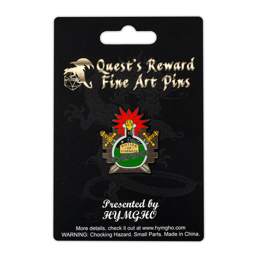 Quest's Reward Fine Art Pins: POTION OF STRENGTH