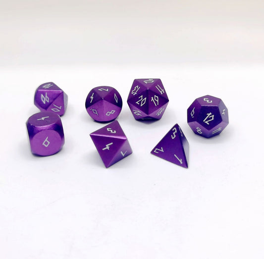 New arrival aluminum dice with Elves digits vivid colors for choice - HYMGHO Dice