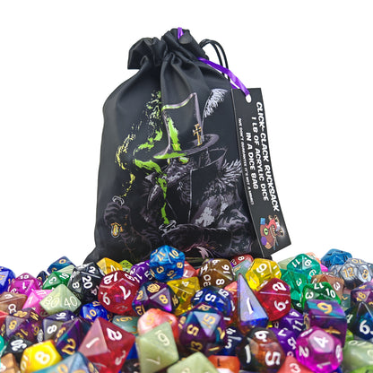 Click Clack Rucksack - 1LB of Acrylic Dice