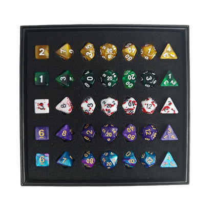 Dungeoneers Dice Bundle - 5 Sets Polymer Dice