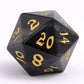 DRAGON'S HOARD GEMSTONE DICE - BLUE TIGER'S EYE