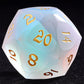 Dragon’s Hoard Luster Cut Dice Set - Frosted Prismatic Crystal