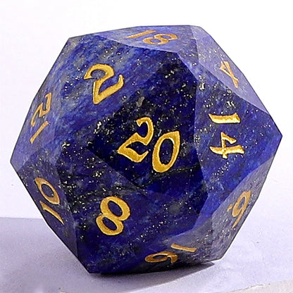 Dragon’s Hoard Luster Cut Dice Set - Lapis Lazuli