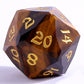Dragon’s Hoard Luster Cut Dice Set - Tiger’s Eye