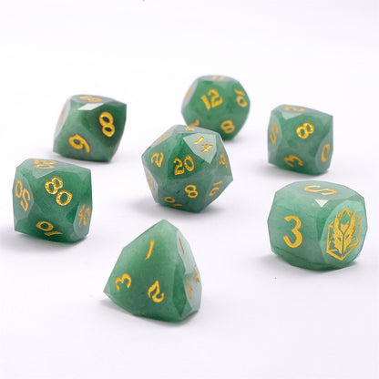 Dragon’s Hoard Luster Cut Dice Set - Jade