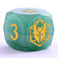 Dragon’s Hoard Luster Cut Dice Set - Jade