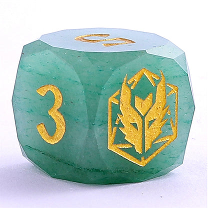 Dragon’s Hoard Luster Cut Dice Set - Jade