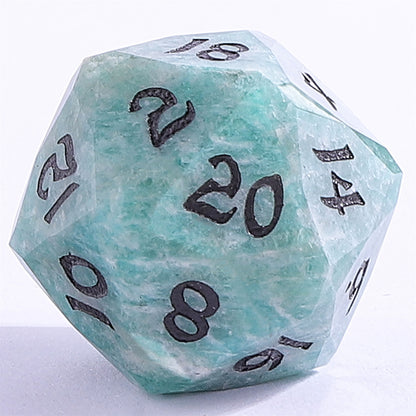 Dragon’s Hoard Luster Cut Dice Set - Amazonite
