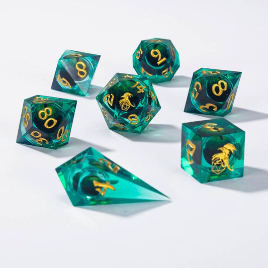 Always Watching Beholder's Rolling Eyeballs Sharp Edged Dice Set