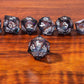 Sharp Edge Liquid Core RPG Dice Set - Magic Black