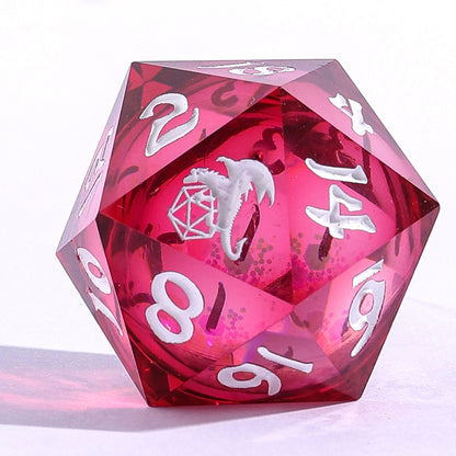 Sharp Edge Liquid Core RPG Dice Set -Shadowfae Euphoria