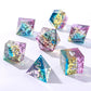 Captured Magic Sharp Edge Resin Dice Set- Sweet Dream