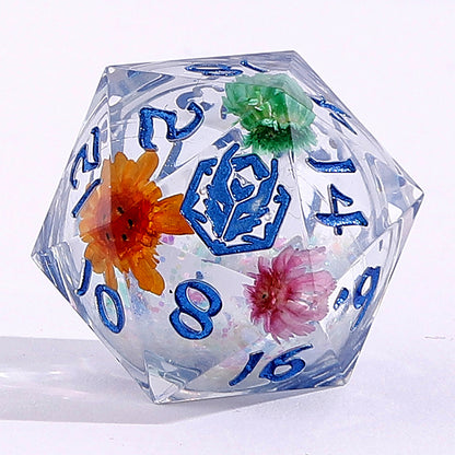 Sharp Edge Liquid Core RPG Dice Set-Mana Blossom