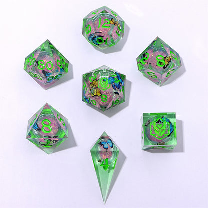 Sharp Edge Liquid Core RPG Dice Set -Dreamwing
