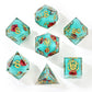 Captured Magic Sharp Edge Resin Dice Set - Meadow Magic