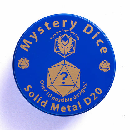 Quest's Reward Mystery Dice  Solid Metal D20