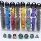 10MM Mini Metal RPG Dice Set- Rainbow