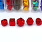 10MM Mini Metal RPG Dice Set- Red