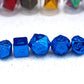 10MM Mini Metal RPG Dice Set- Blue