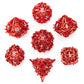 Demon Cage Hollow Dice Set-Red