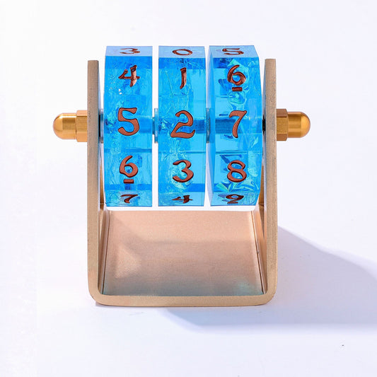 Eldritch Dial Gaming Counter-Blue