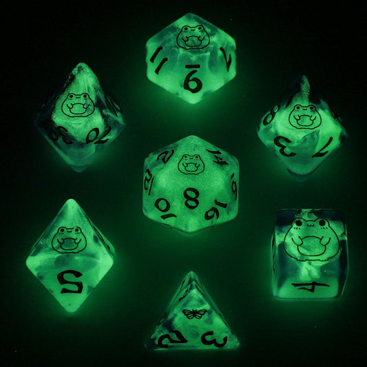 Hymgho Premium Dice Set: Captured Magic Resin - Essence of Spring