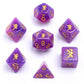 Pixie Dust RPG Dice Set Glow in the dark- Gold