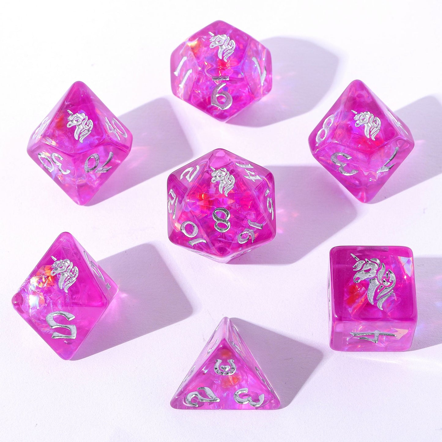 Lumina Unicornia RPG Dice Set