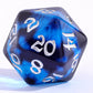 Wyrmforged Rollers Rounded Edge Resin Dragon's Eye Dice Set-Blue