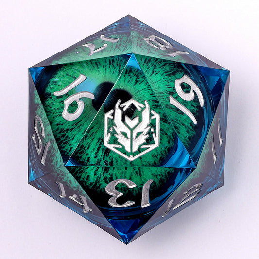 シャープエッジ リキッドコア 55mm チョンク D20-タイタンズアイ LEDライト付き