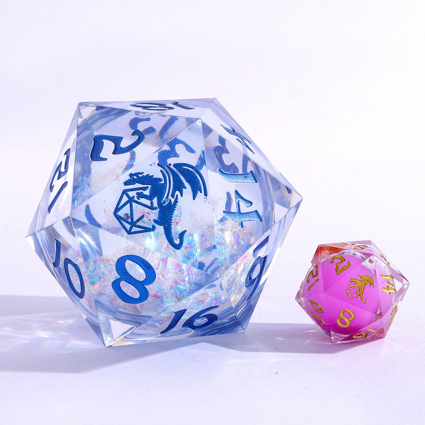 シャープエッジ リキッドコア 55mm チョンク D20-プライマル フラックス クリスタル